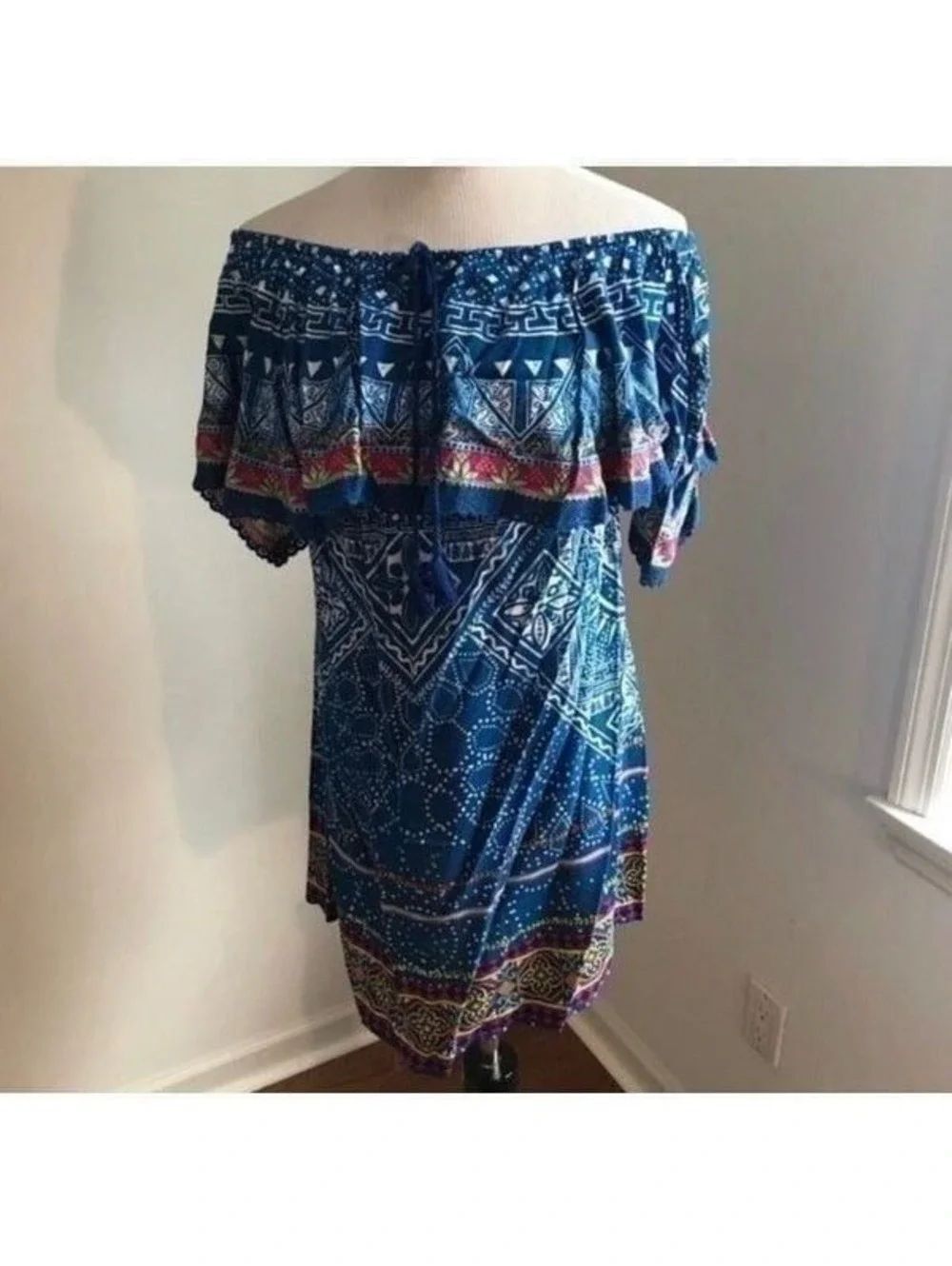 New Flying Tomato Shoulder Dress Sz M